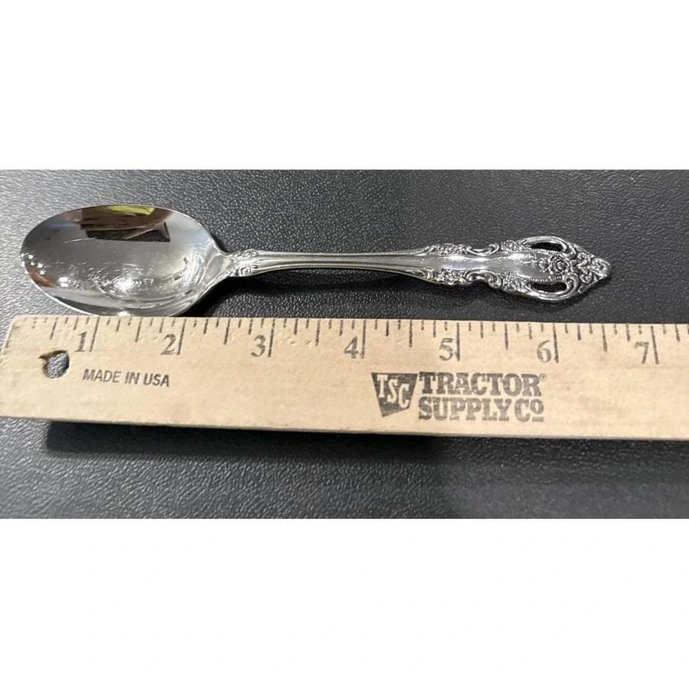 Oneida Brahms Community Soup Spoon Spoons Stainless Steel Set Of 6